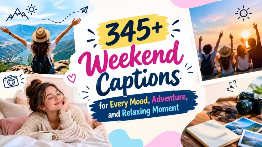 Weekend Captions for Every Mood, Adventure, and Relaxing Moment